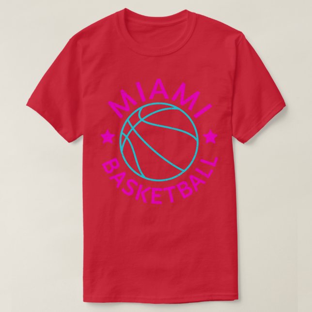 Camiseta Equipe I de basquetebol de Miami (Frente do Design)