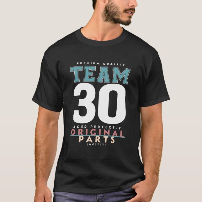 Camiseta Equipe Idade 30 (Frente)