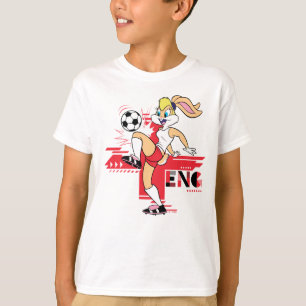 Camiseta Equipe Inglaterra Futebol Gráfico da Lola Bunny