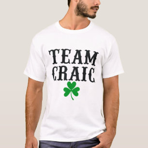 Camiseta Equipe irlandesa Craic do dia de St Patrick, ZFJ