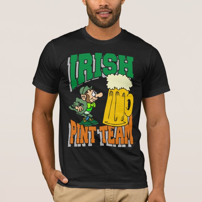 Camiseta Equipe irlandesa da pinta (Frente)