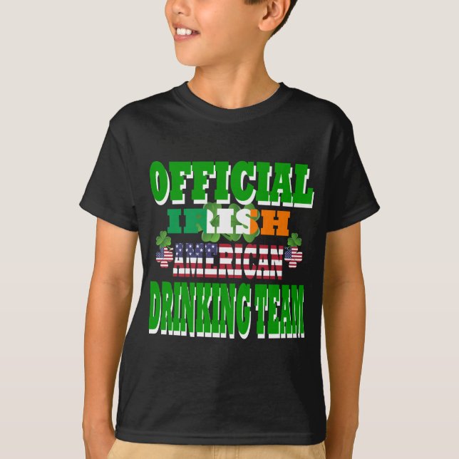 Camiseta Equipe Irlandesa de bebendo (Frente)
