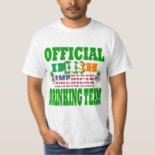 Camiseta Equipe Irlandesa de bebendo