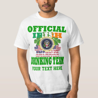 Camiseta Equipe Irlandesa de bebendo