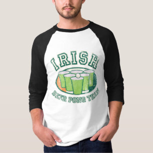 Camiseta Equipe irlandesa de Pong da cerveja