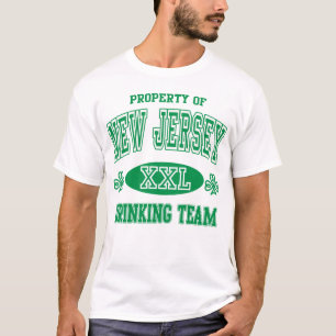 Camiseta Equipe irlandesa do bebendo de New-jersey