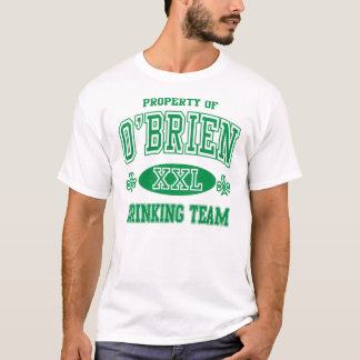 Camiseta Equipe irlandesa do bebendo de O'Brien