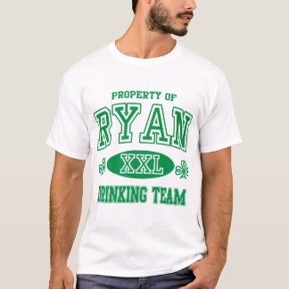 Camiseta Equipe irlandesa do bebendo de Ryan