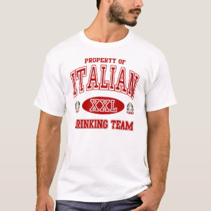 Camiseta Equipe italiana do bebendo