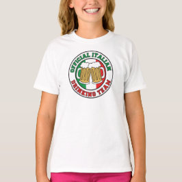 Camiseta Equipe italiana do bebendo