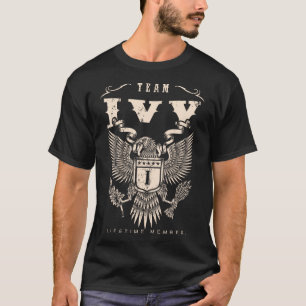 Camiseta EQUIPE IVY Membro da Vida Útil.