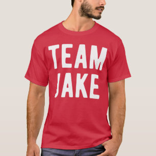 Camiseta Equipe Jake Apoia Membro da Família Favorito Nomea