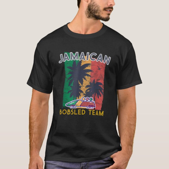 Camiseta Equipe jamaicana de bobsled Jamaica Beach Summer V (Frente)