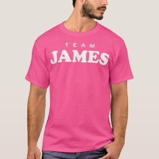 Camiseta Equipe James Personalizada Sobrenome Família de No