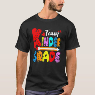 Camiseta Equipe Jardim de Infância Meninos Meninas Professo
