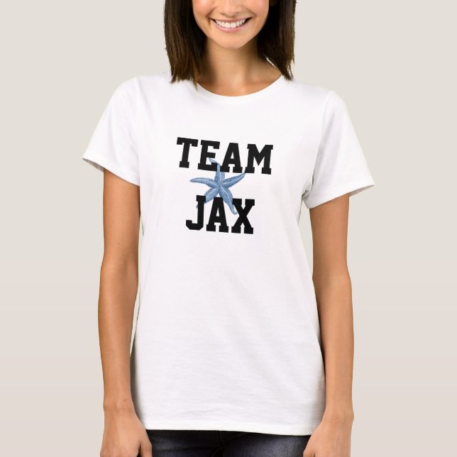 Camiseta Equipe Jax/T citações do tatuagem (Frente)