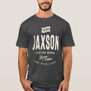 Camiseta Equipe Jaxson Lifetime Member Nome Jaxson