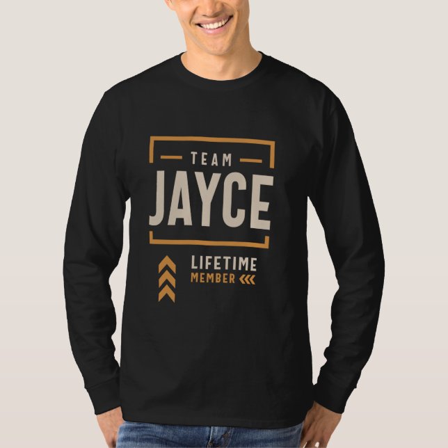 Camiseta Equipe Jayce Lifetime Membro Funny Nome Jayce (Frente)