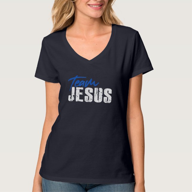 Camiseta Equipe Jesus Cristo Cristão Deus Ortodoxo Católico (Frente)