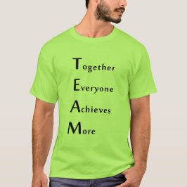 Camiseta Equipe - Juntos - Todos - Conseguem - Mais