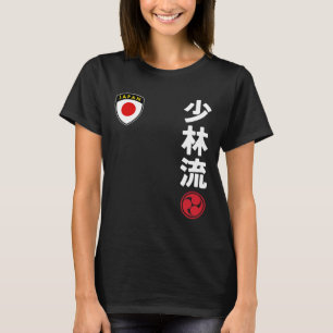 Camiseta Equipe Karate Shorin Ryu Japão Sinalizador japonês