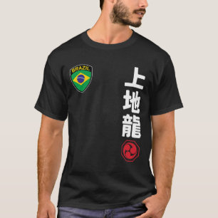 Camiseta Equipe Karate Uechi Ryu Brasil Bandeira Marcial Ja