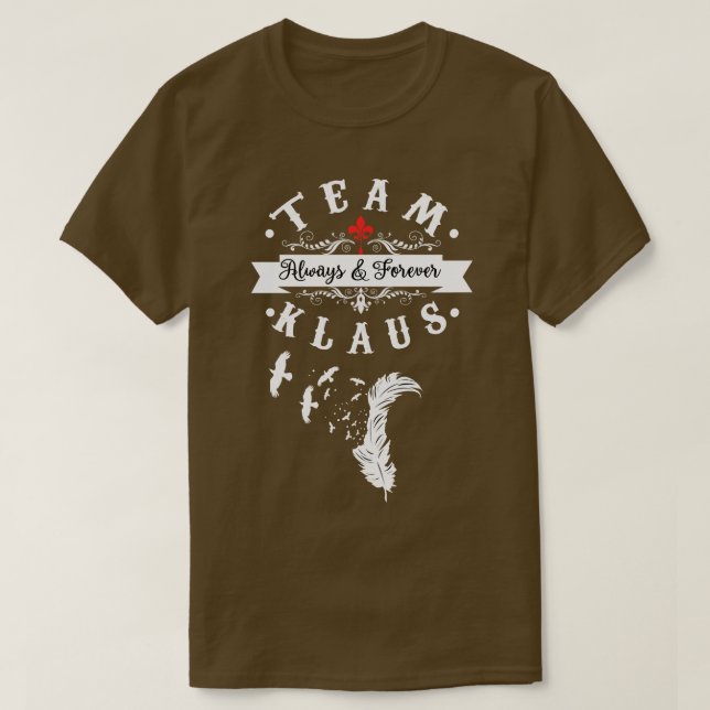 Camiseta Equipe Klaus Os Originais (Frente do Design)