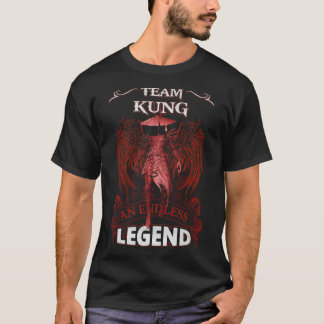 Camiseta Equipe KUNG - Uma Lenda SEM FIM