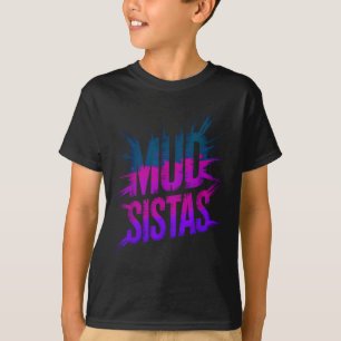 Camiseta Equipe lama irmãs da família correm lama irmãs enl
