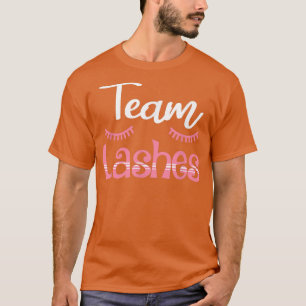 Camiseta Equipe Lashes Equipe Ensina Cor De Rosa Ou Azul Re