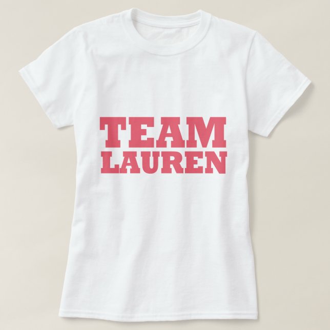 Camiseta Equipe Lauren (Frente do Design)