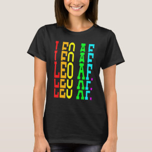 Camiseta Equipe Leo Girl Horoscope Leo King Astrologia Rain