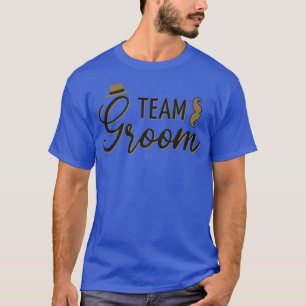 Camiseta Equipe masculina do noivo grupo engraçado despedid