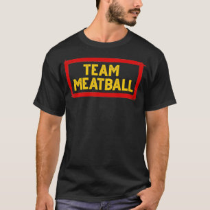 Camiseta Equipe Meatball para o amor à proteína alimentar