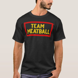 Camiseta Equipe Meatball para o amor à proteína alimentar d