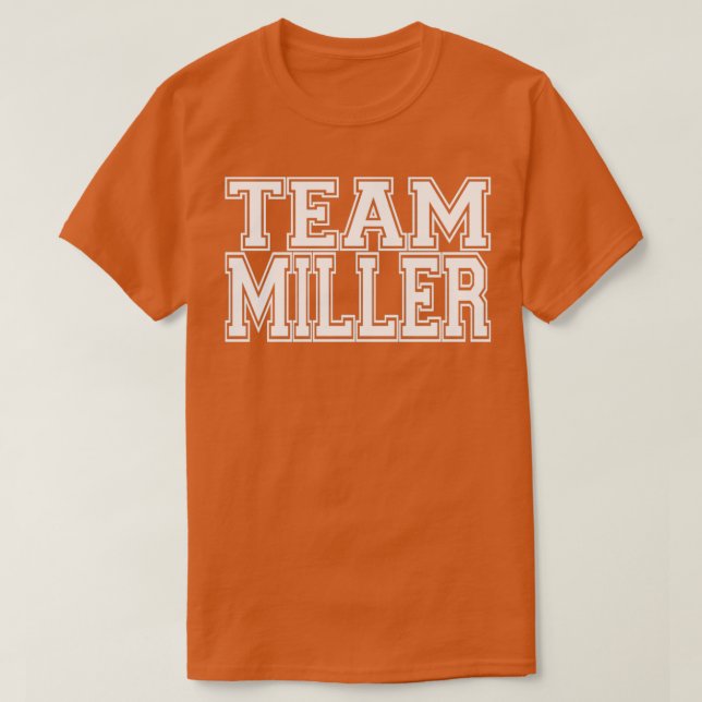 Camiseta Equipe Miller (Frente do Design)