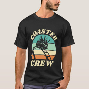 Camiseta Equipe Montanha-Russa Parque de Diversões Fãs de M