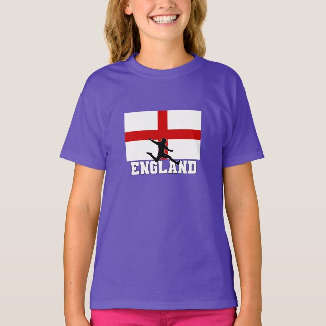 Camiseta Equipe Nacional de Futebol da Inglaterra (Frente)