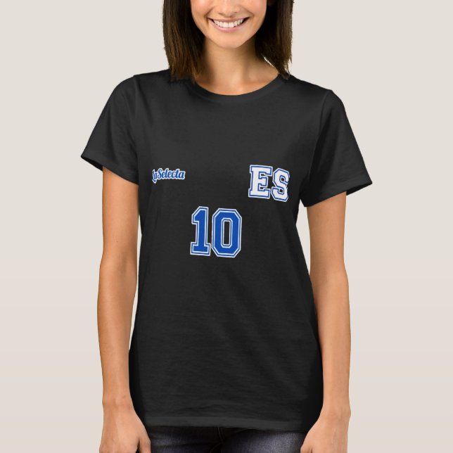 Camiseta Equipe Nacional de Futebol de El Salvador (Frente)