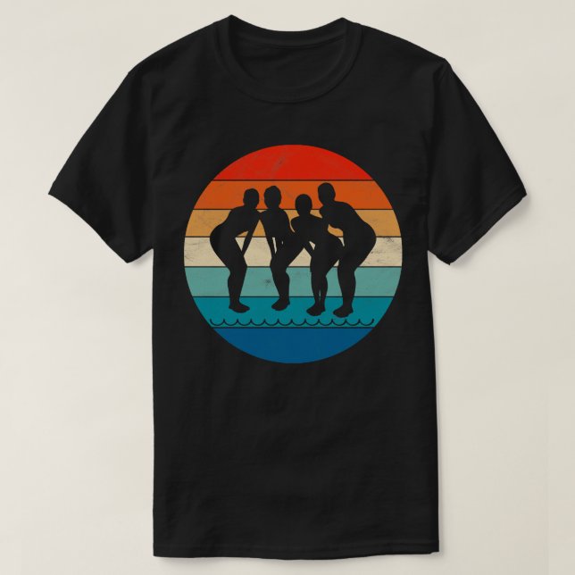 Camiseta Equipe Nadadora Sincronizada (Frente do Design)