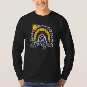Camiseta Equipe Nona Série Esquadrão Volta às Aulas Arco-Ír