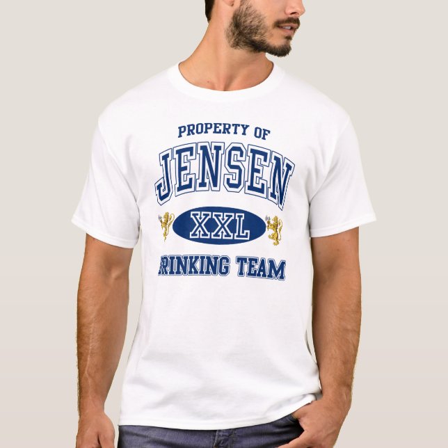 Camiseta Equipe norueguesa do bebendo de Jensen (Frente)