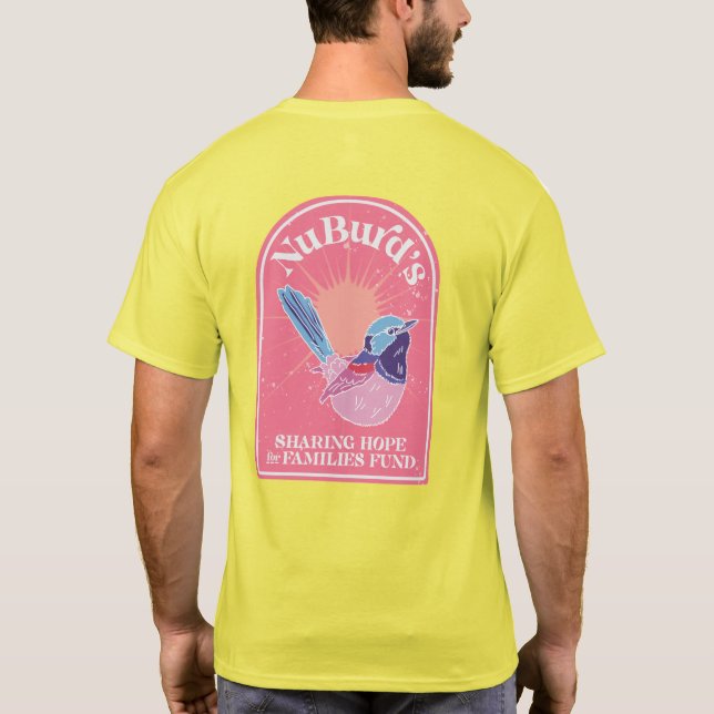 Camiseta Equipe NuBurd Adulto Tee - Amarelo (Verso)