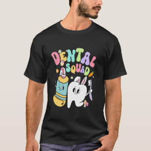 Camiseta Equipe Odontológica Dentes Divertidos Dentista Fel