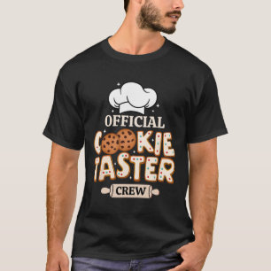 Camiseta Equipe Oficial de Provadores de Cookies Engraçada