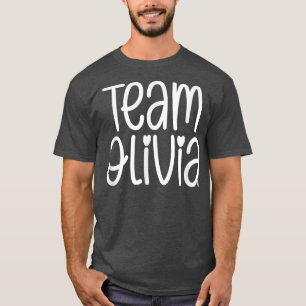 Camiseta Equipe Olivia Nome de Meninas Esportes Filha Neta
