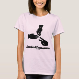 Camiseta Equipe Pedra Papel Tesoura (Jogo de Mão)