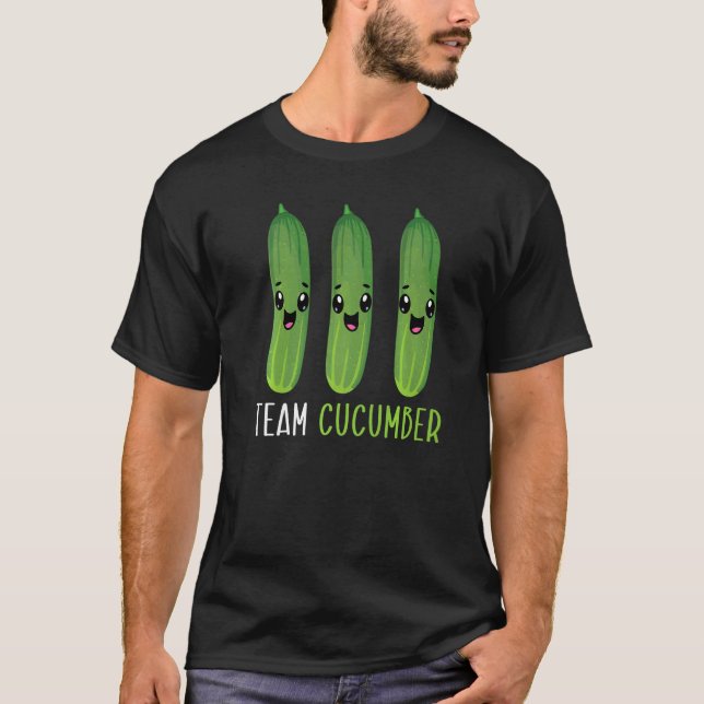 Camiseta Equipe Pepino Vegetal Vegetal Vegan (Frente)