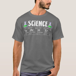 Camiseta Equipe Periódica De Mesas De Elementos De Química