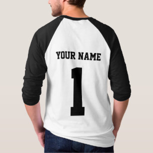 Camiseta Equipe personalizada da família do Basebol-estilo